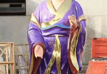 赣州玻璃钢宗教庙宇彩绘八仙神像