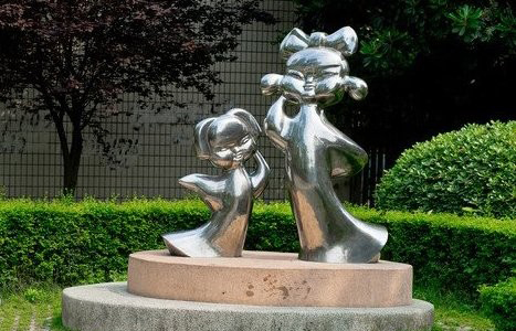 赣州不锈钢古代儿童雕塑让每个孩子都有一个家