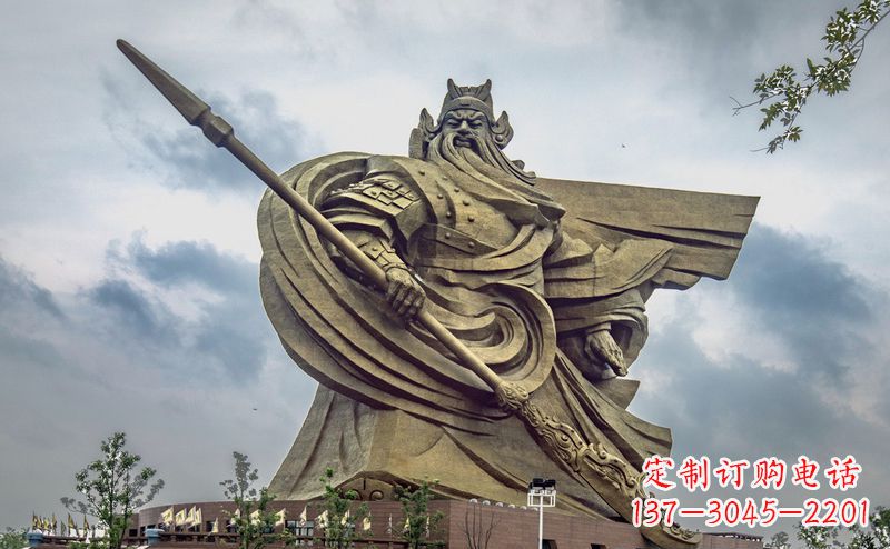 赣州不锈钢关公广场雕塑传承中华文化