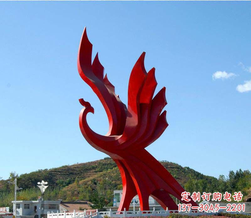 赣州璀璨凤凰不锈钢广场上的艺术之美