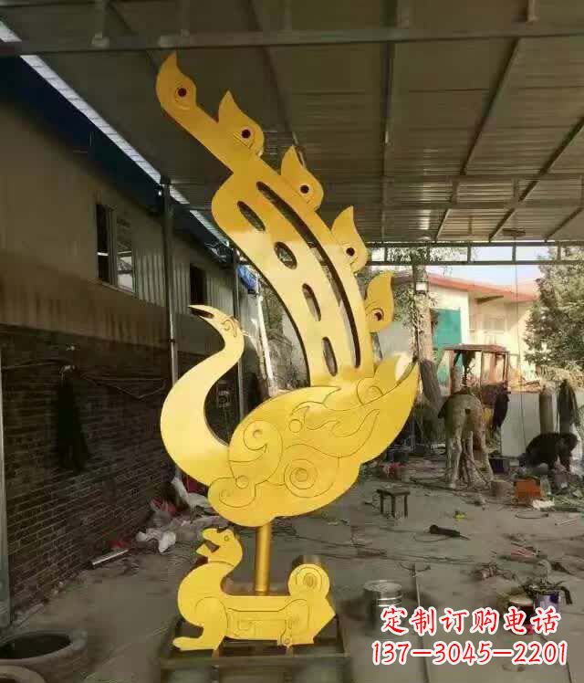 赣州不锈钢铁艺凤凰雕塑