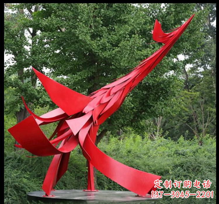 赣州不锈钢凤凰雕塑——美丽而神秘的象征
