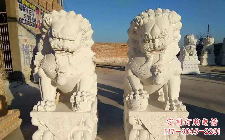 赣州狮子雕塑象征力量与智慧