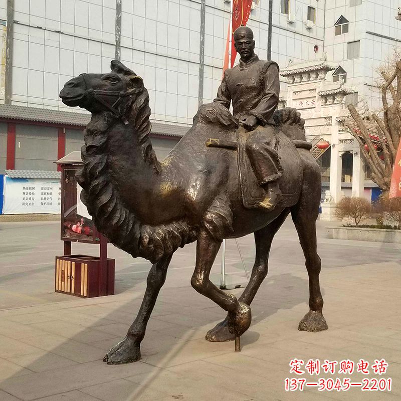赣州骆驼雕塑茶马古道上的精美艺术品