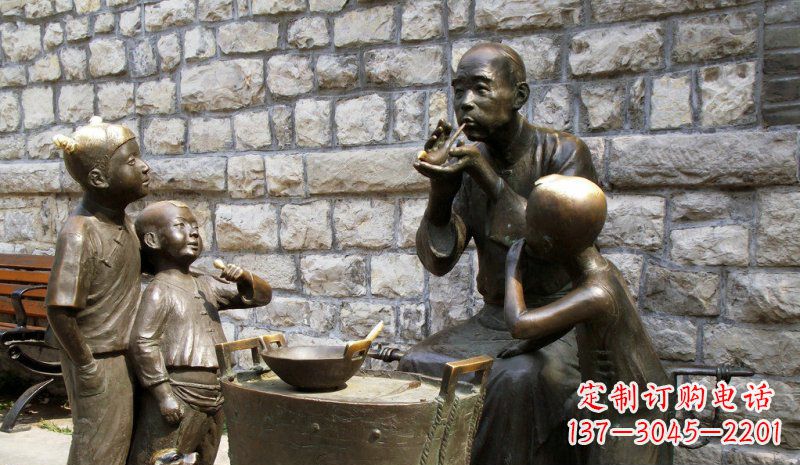 赣州糖果街的精美雕塑