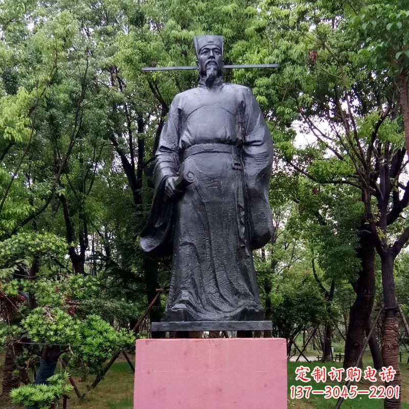 赣州铜雕陶渊明——传承古代文学精髓