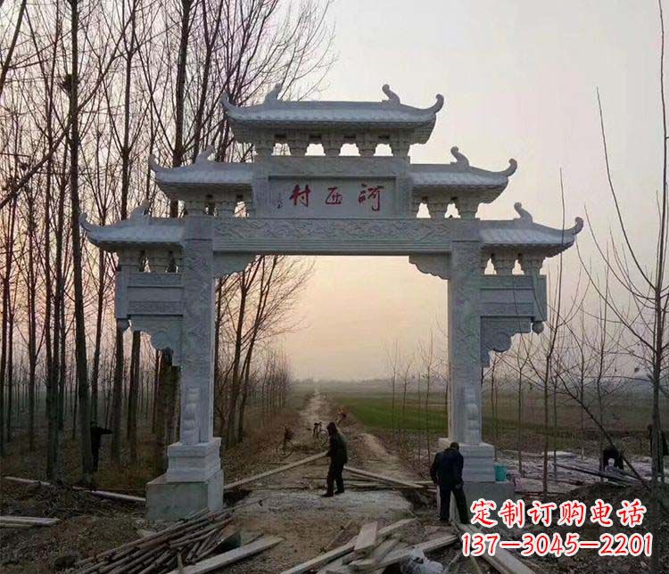 赣州牌坊雕塑——记忆中的美丽家乡
