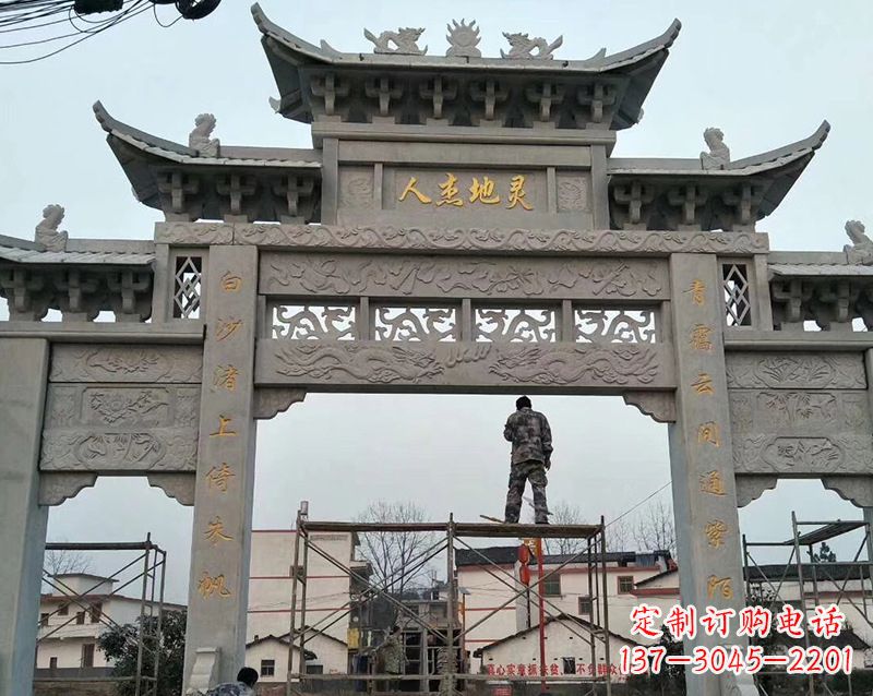 赣州牌坊雕塑