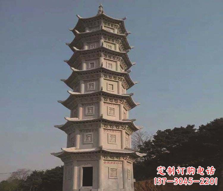赣州宝塔雕塑大理石的艺术精品