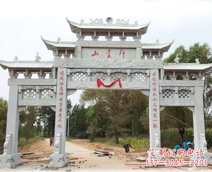 赣州大理石牌坊雕塑