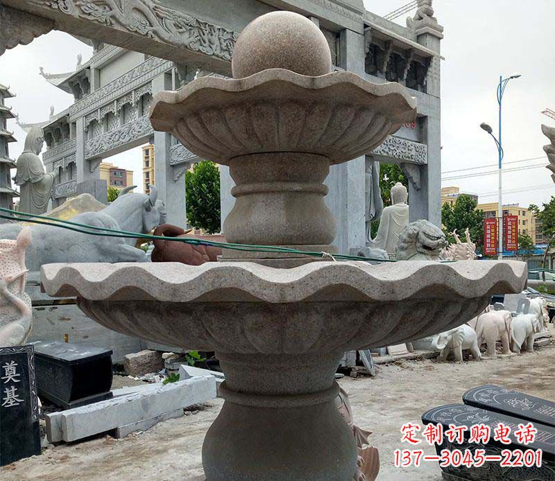 赣州大理石多层喷泉石雕