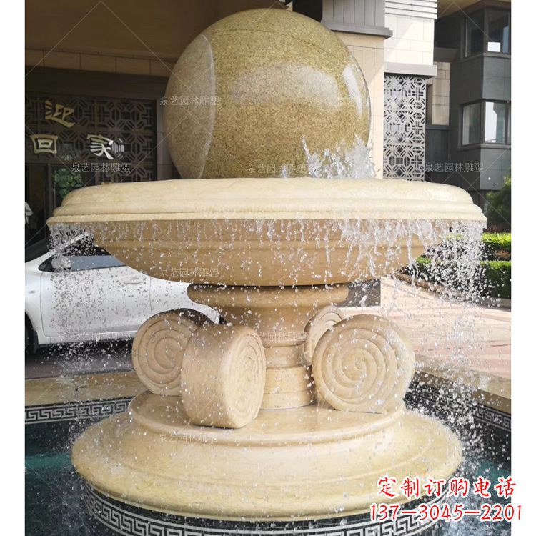 赣州大理石风水球雕塑传承古老文化的象征