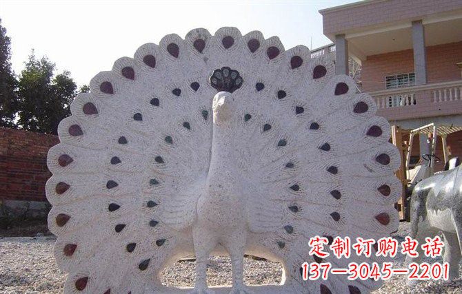 赣州精美绝伦的孔雀石雕塑