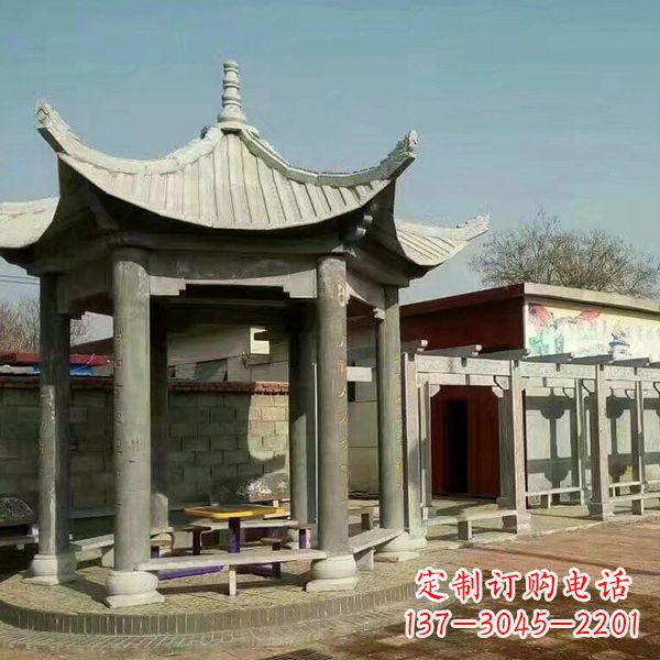 赣州大理石凉亭庭院亭子
