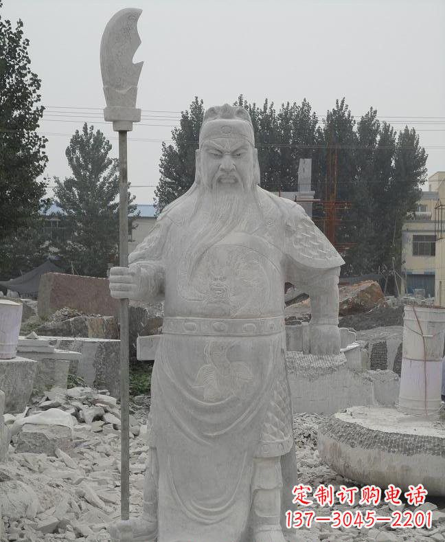 赣州大理石关公雕塑