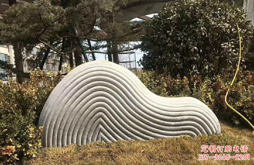 赣州高雅大理石纹理假山雕塑
