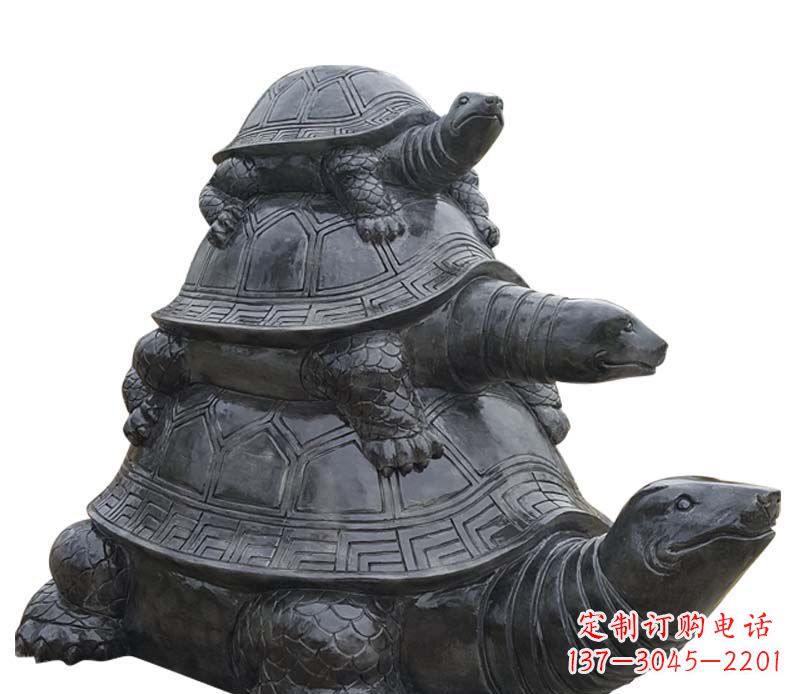 赣州高品质大理石乌龟母子石雕