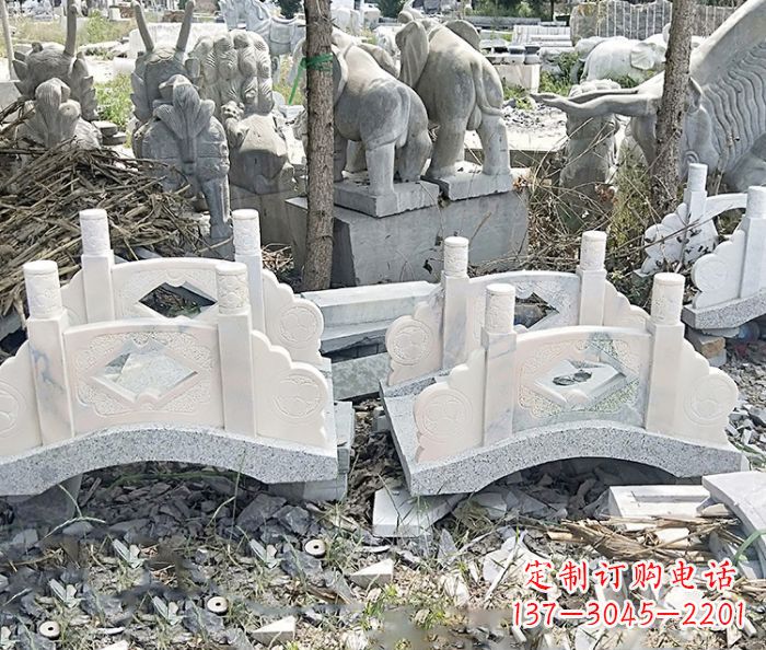 赣州精美大理石拱桥雕塑