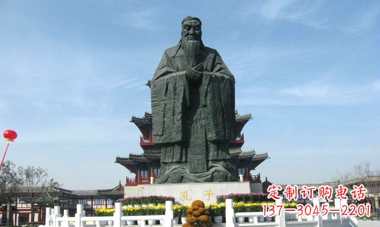 赣州中国传统文化象征——孔子雕塑