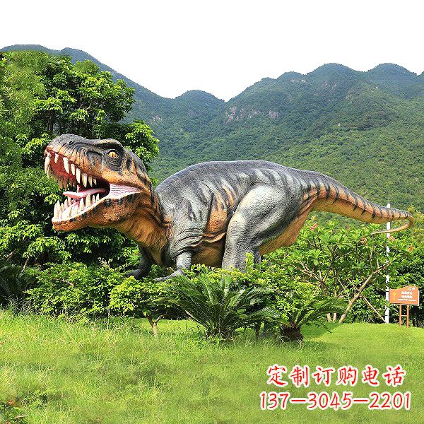 赣州大型仿真恐龙公园雕塑