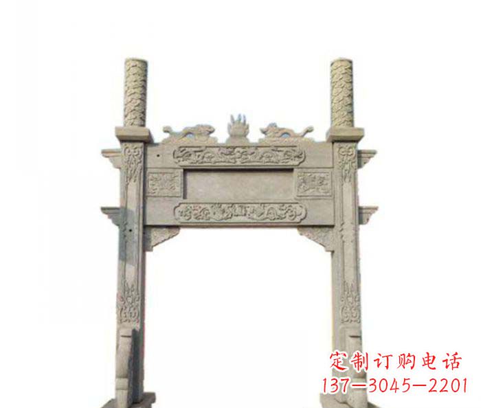 赣州产品名称中领雕塑-牌坊石雕
