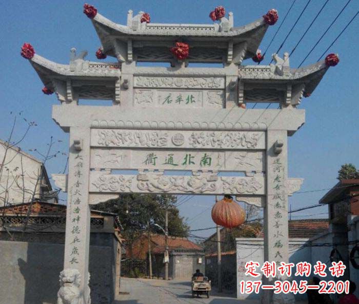 赣州优质大理石牌坊雕塑