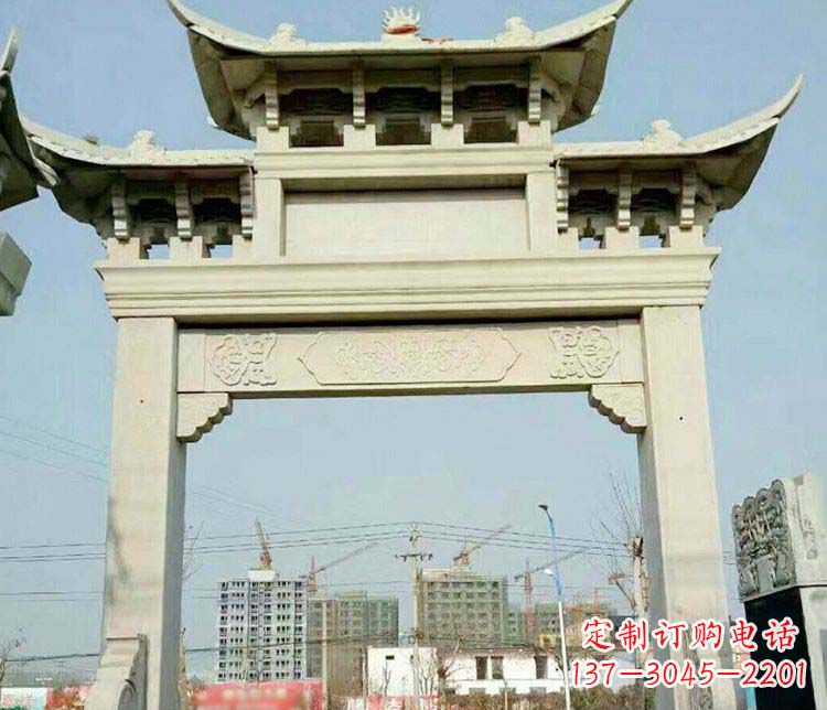 赣州精美牌坊石雕