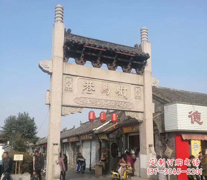 赣州中领雕塑牌坊石雕定制