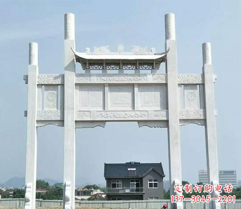 赣州精美牌坊雕塑