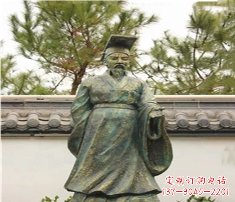 赣州青铜雕刻汉武帝铜雕