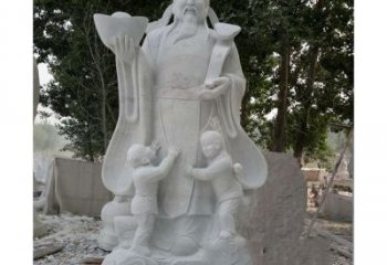 赣州大理石财神雕塑——守护家庭繁荣