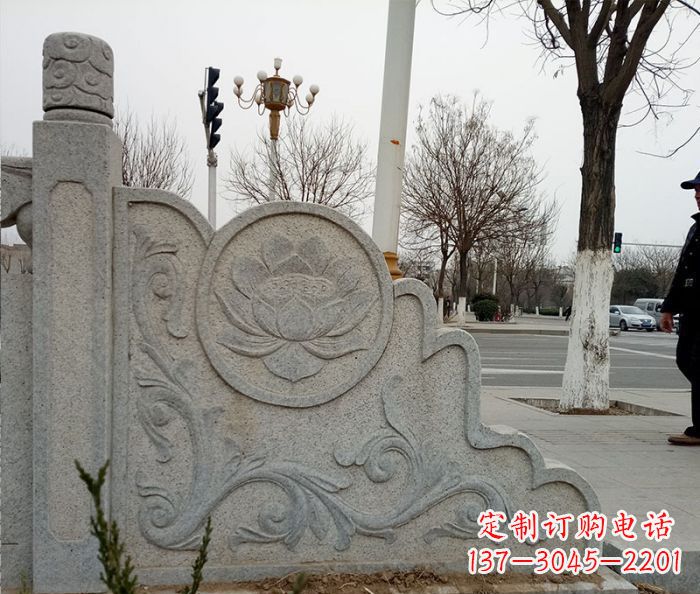 赣州仿古护城河石栏板