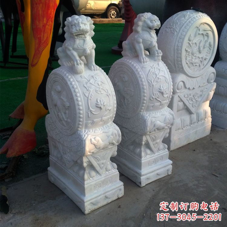 赣州仿古门墩石雕塑,让您的家园更加精致