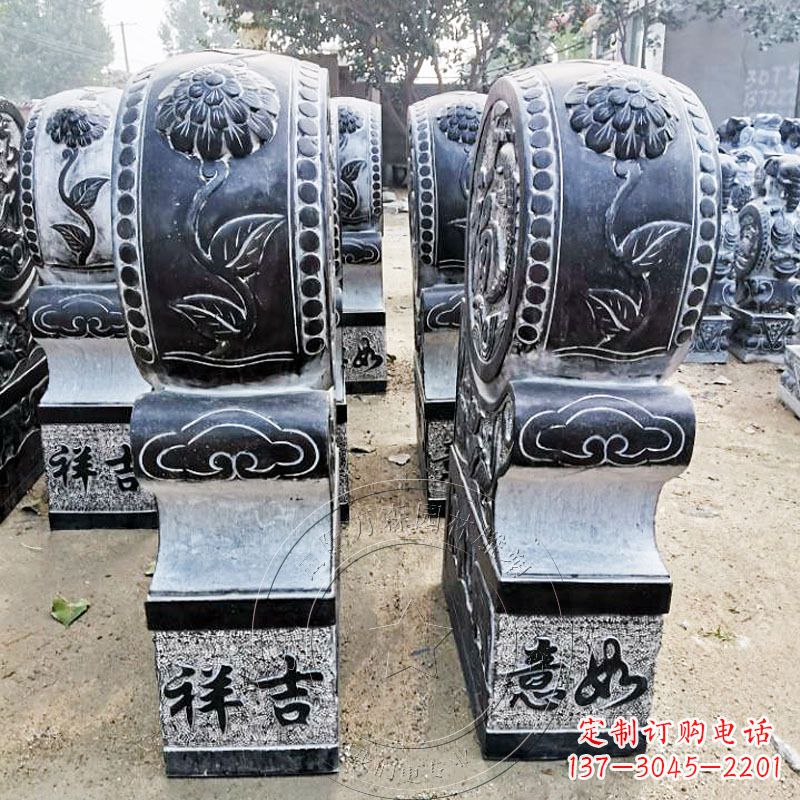 赣州古典门墩雕塑