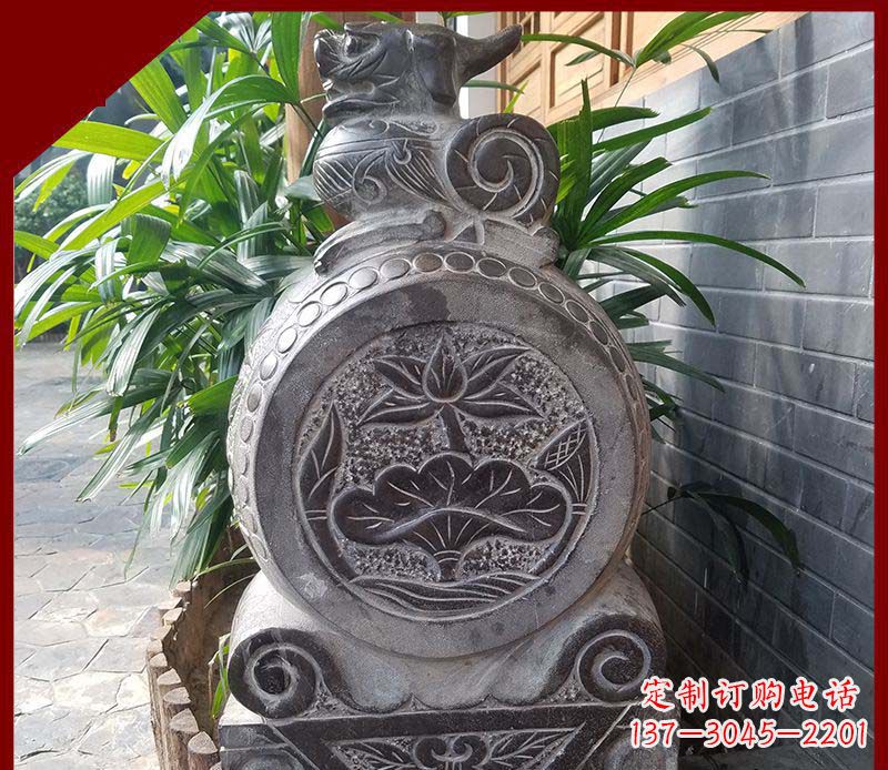 赣州精致仿古门墩雕塑