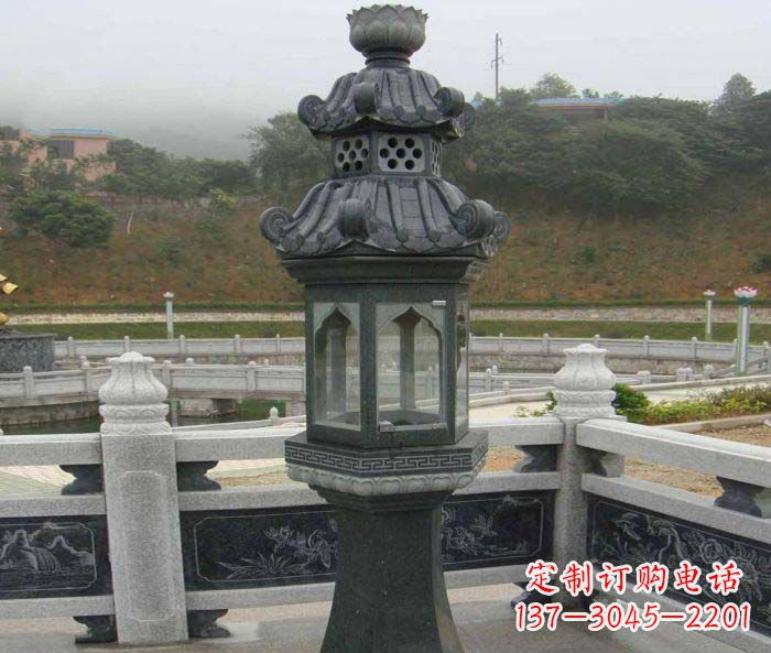 赣州仿古石灯公园景观石雕