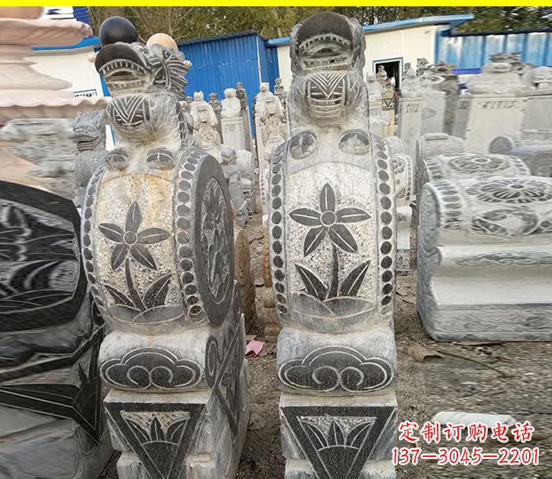 赣州仿古石门墩雕塑