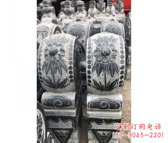赣州仿古石门墩镇宅抱鼓石