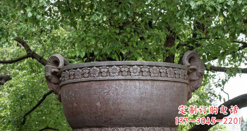 赣州中领雕塑仿古水缸铜雕