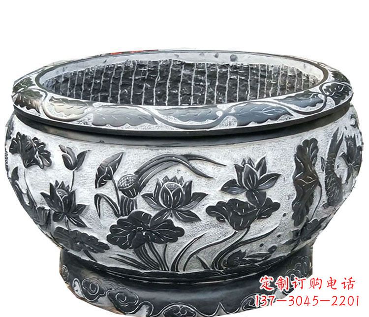 赣州传承古典,精致仿古庭院花盆雕塑