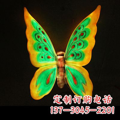 赣州闪耀蝴蝶,精致灯光雕塑