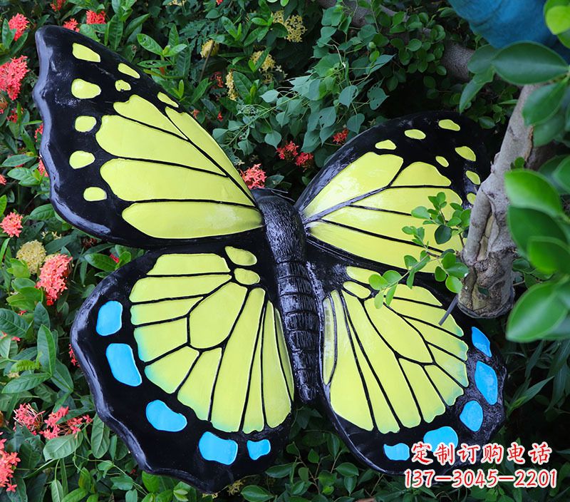 赣州玻璃钢蝴蝶雕塑