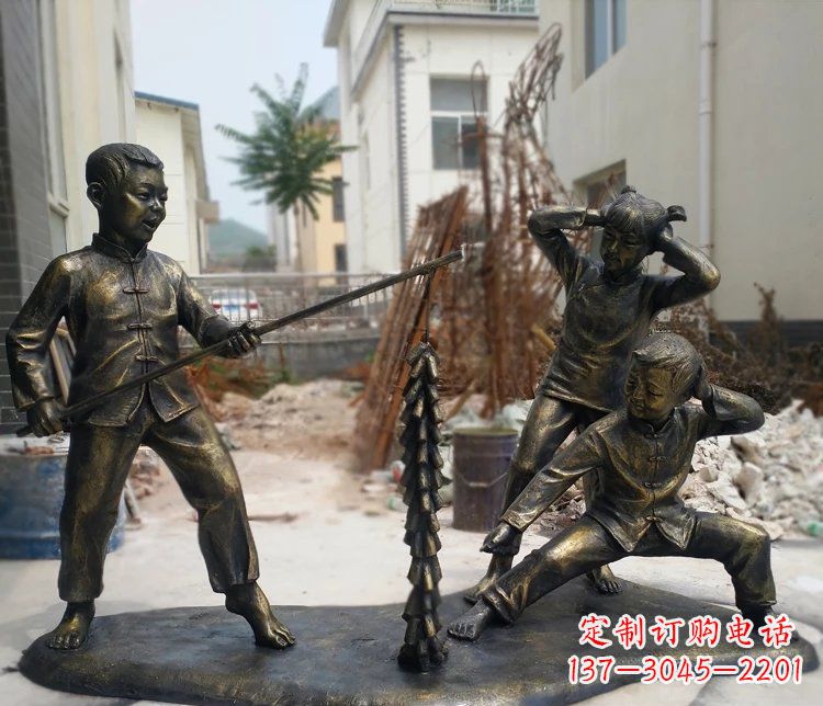 赣州精美儿童铜雕,为孩子们带来欢乐