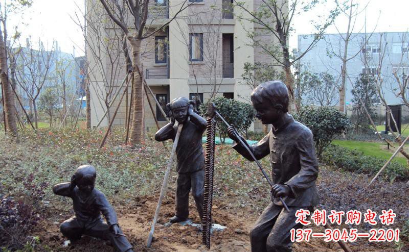 赣州中领雕塑 | 为儿童景观带来美好的铜雕塑