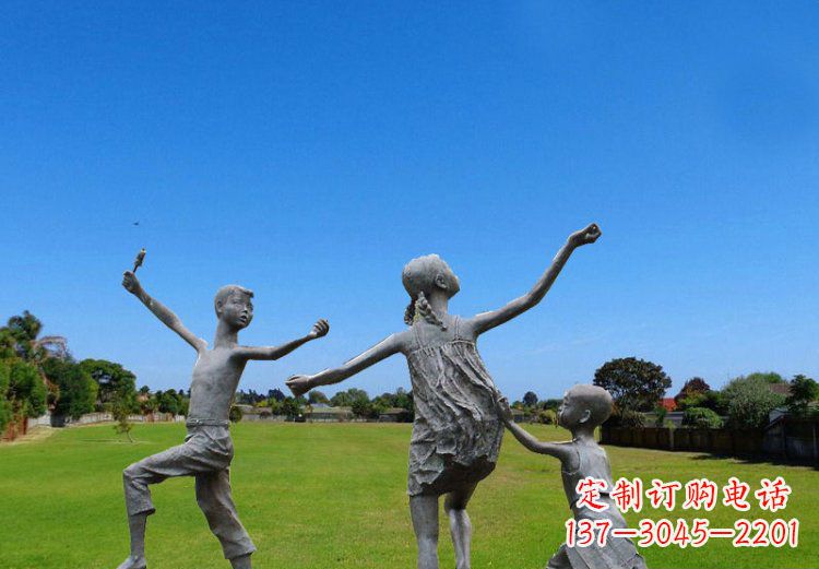 赣州精美儿童铜雕