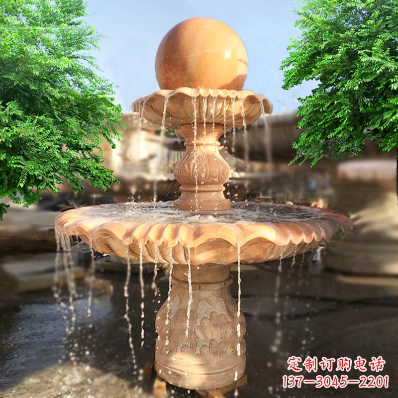 赣州精致别致的风水球雕塑