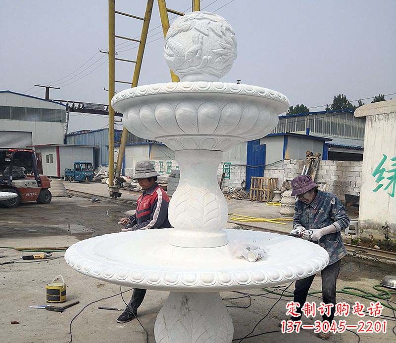 赣州风水球喷泉石雕塑