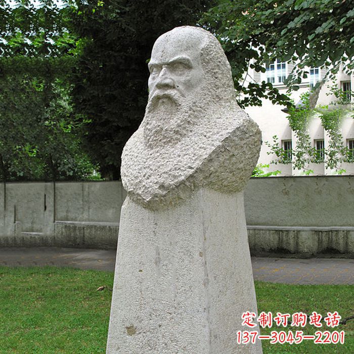 赣州伽利略石雕头像