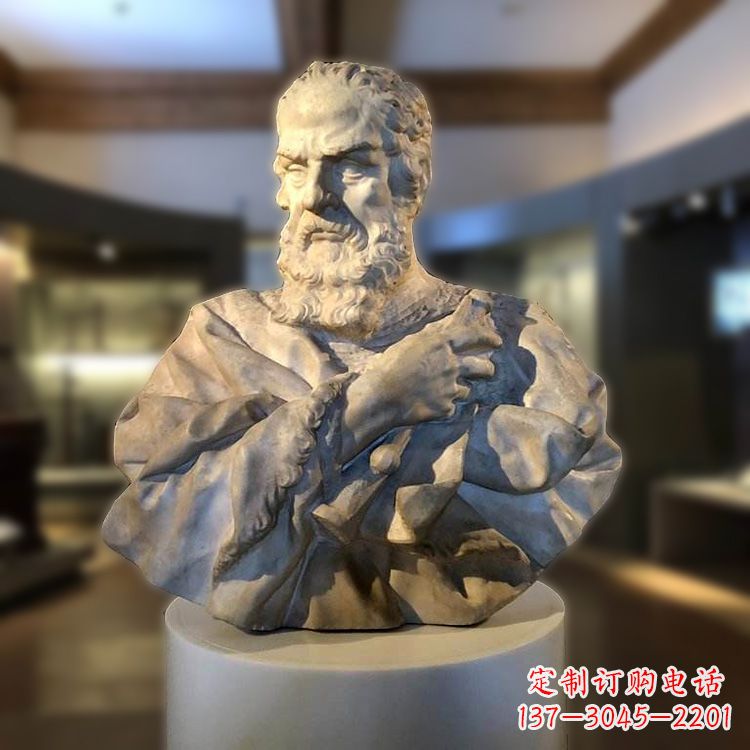 赣州伽利略头像雕塑--精致定制