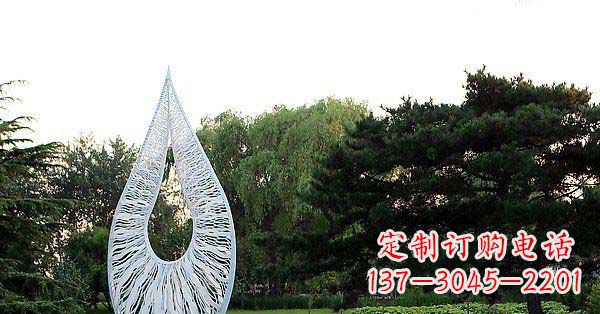 赣州精美水滴不锈钢雕塑